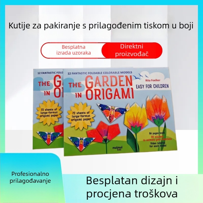 Prilagođene kozmetičke papirnate kutije, dizajn šarenih kutija, zlatni otisak logotipa, UV ispis i reljef