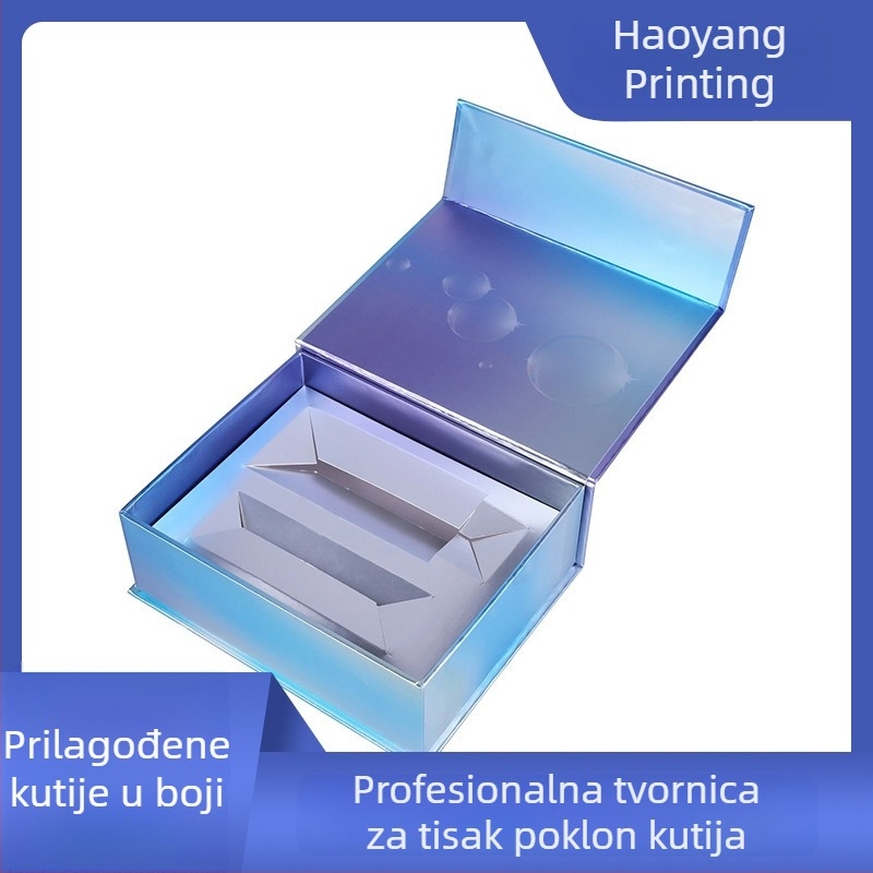 Prilagođena kutija za blind box – kreativna dekorativna kutija od bijelog kartona, samouzavršavajuće zatvaranje, boja tiska