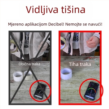 Tiha prozirna uredska traka za pakiranje