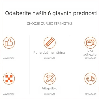 Prilagodljiva prozirna ljepljiva traka za zatvaranje s tiskom logotipa marke, viskoznost visoka, za pakiranje