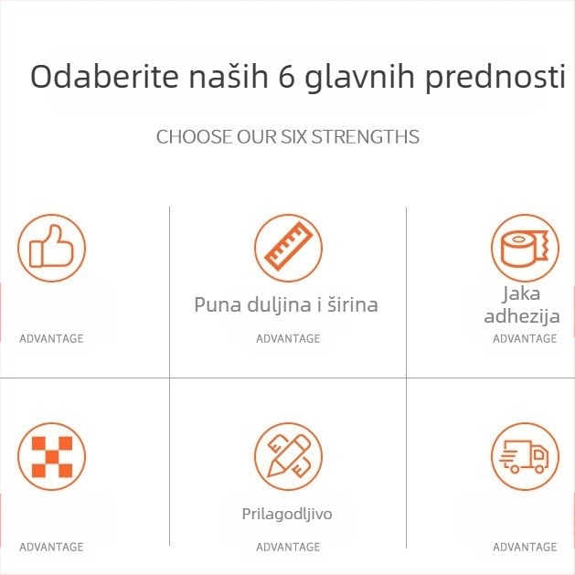 Prilagodljiva prozirna ljepljiva traka za zatvaranje s tiskom logotipa marke, viskoznost visoka, za pakiranje