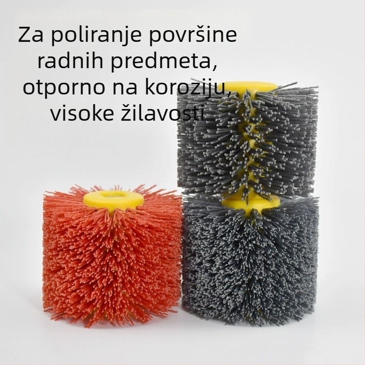 DuPont svilenkasti žični kotač za brušenje, abrazivni polirajući kotač za obradu drveta s silicijevim karbidom