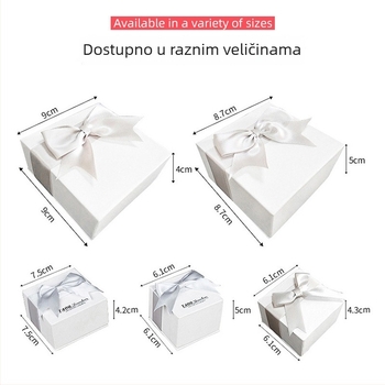 Elegantna kutija za nakit s izvučnim pretincem za ogrlice, naušnice i narukvice – prilagodljiva