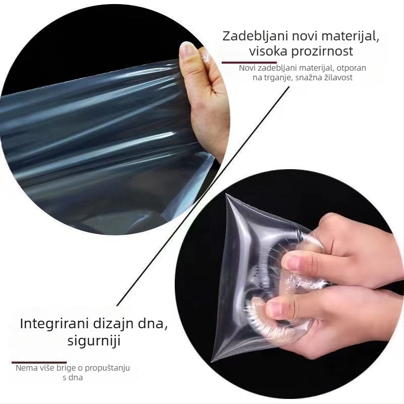 Samozatvarajuće debeli plastični vrećice za očuvanje hrane i skladištenje