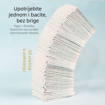 Biodegradabilne jednokratne vrećice za pseće izmet za šetnju