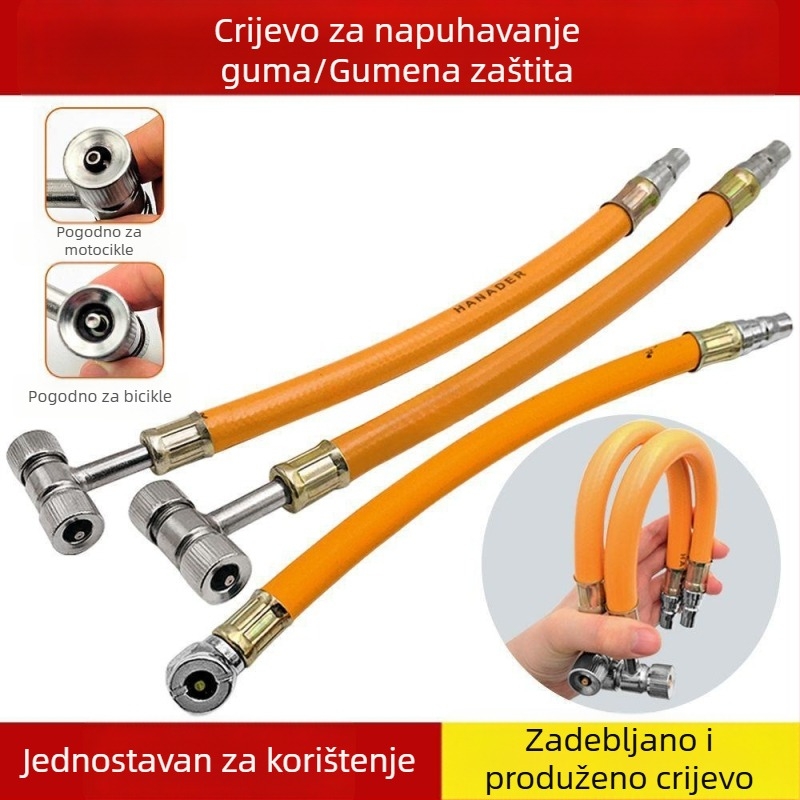Brza mlaznica za napuhavanje guma s ručicom – za motocikle, bicikle i kamione