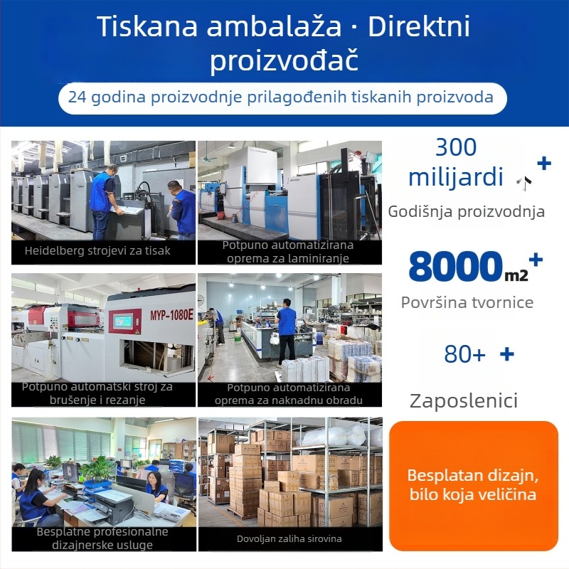 Prilagođene prozirne OPP samoljepljive vrećice, PE pakiranje, s ravnim otvorom