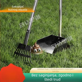 Prijenosni set od nehrđajućeg čelika za čišćenje izmeta kućnih ljubimaca