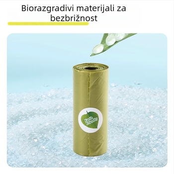 Novi dispenser za vrećice za izmet kućnih ljubimaca, futrola od laserski gravirane kože i šarenih prozirnih biološki razgradivih vrećica