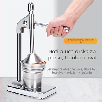 Prilagodljivi višefunkcionalni ručni sokovnik za citrus, nar i voće i povrće