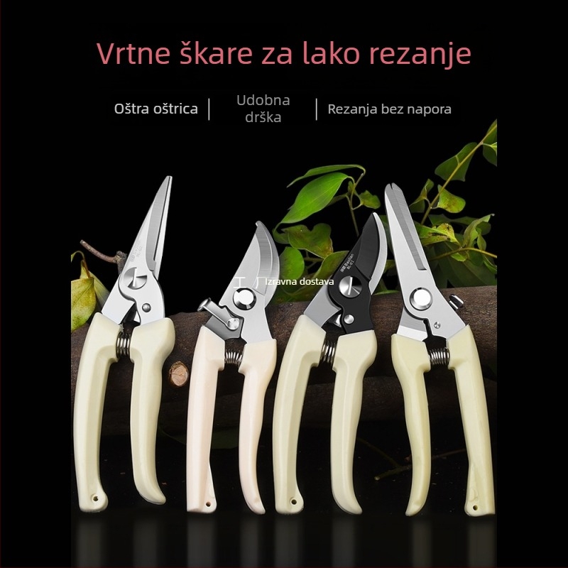 Vrtne i rezne škare za cvijeće, grane i voćke