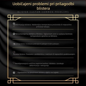 Prozirna PP plastična kutija za pakiranje s PVC blisterom za kozmetiku, igračke i hranu