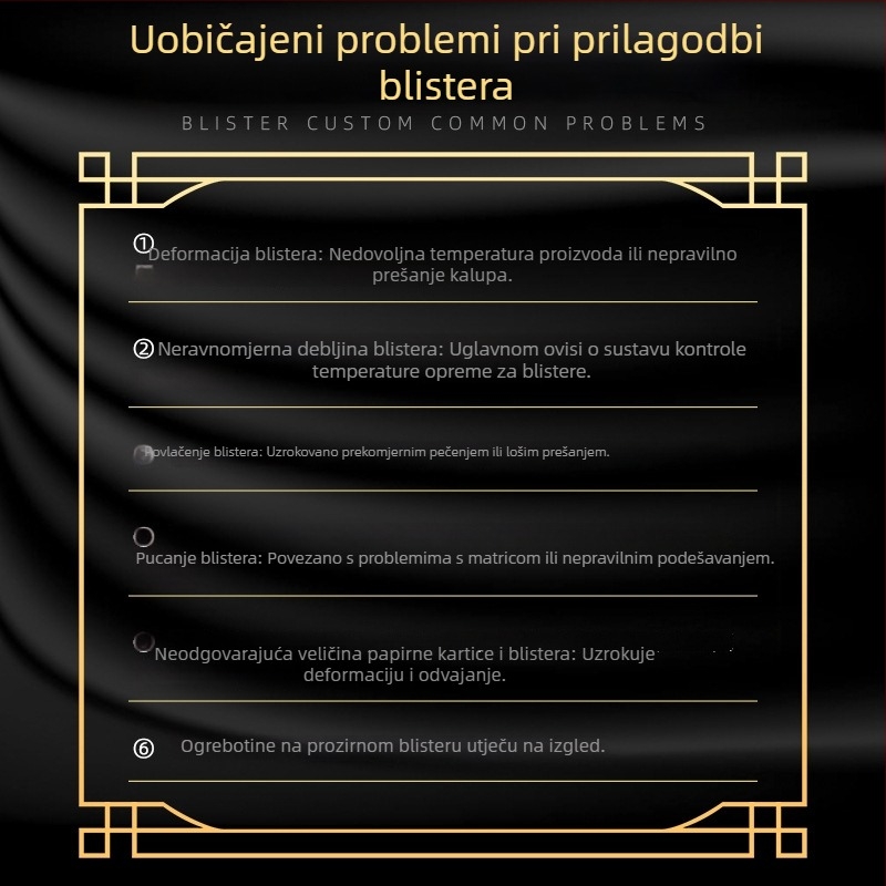 Prozirna PP plastična kutija za pakiranje s PVC blisterom za kozmetiku, igračke i hranu
