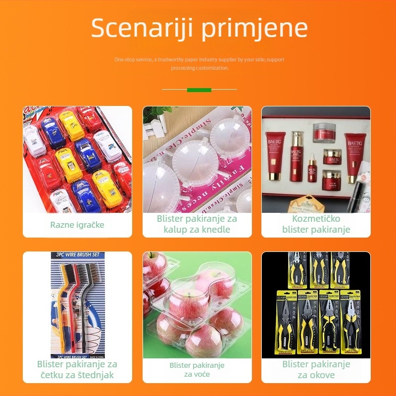 Prilagodljiva prozirna kutija za poklone za rođendanske torte i deserte od PVC/PET plastike