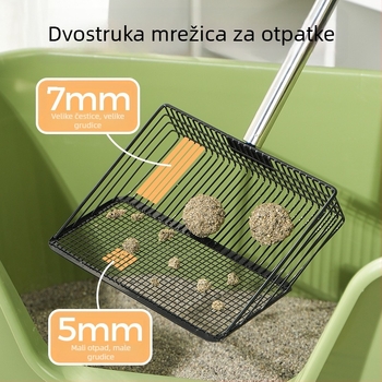 Nova poboljšana produžena lopata za mačju stelju i lopata za kokošji izmet za farmu — višenamjenski alat za prikupljanje otpada