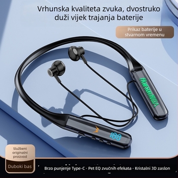 HALFSun Shadow Giant Esports Bluetooth slušalice oko vrata, dugotrajna autonomija, zvučna kartica, profesionalni karaoke, snažan bas