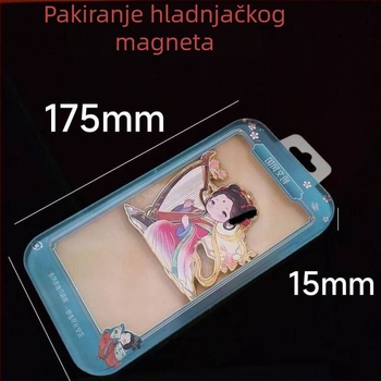 Plastično pakiranje magnetskog hladnjaka s kristalnom kutijom, vrhunska kvaliteta