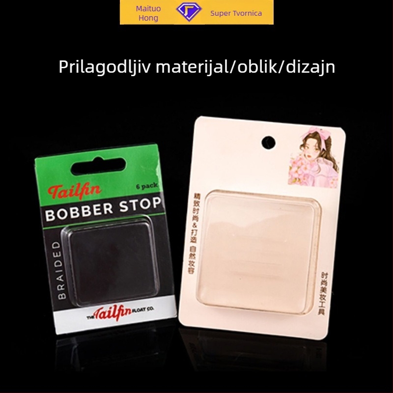 PVC blister kartica za pakiranje igračaka i baterija, prozirna PET kartica i kuka s toplim presovanjem u paketu