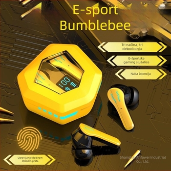 Bumblebee Bežične gaming slušalice Bluetooth s niskom latencijom, in-ear, model 2026