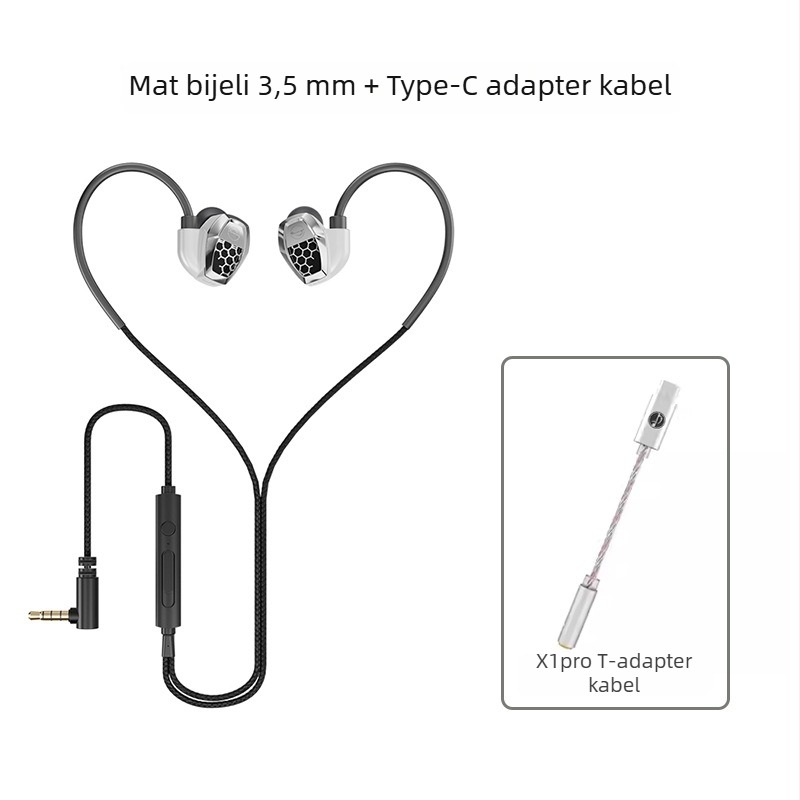 ZG1 Žične in-ear esports slušalice s mikrofonom, za mobitel i PC, Hi-Fi zvuk