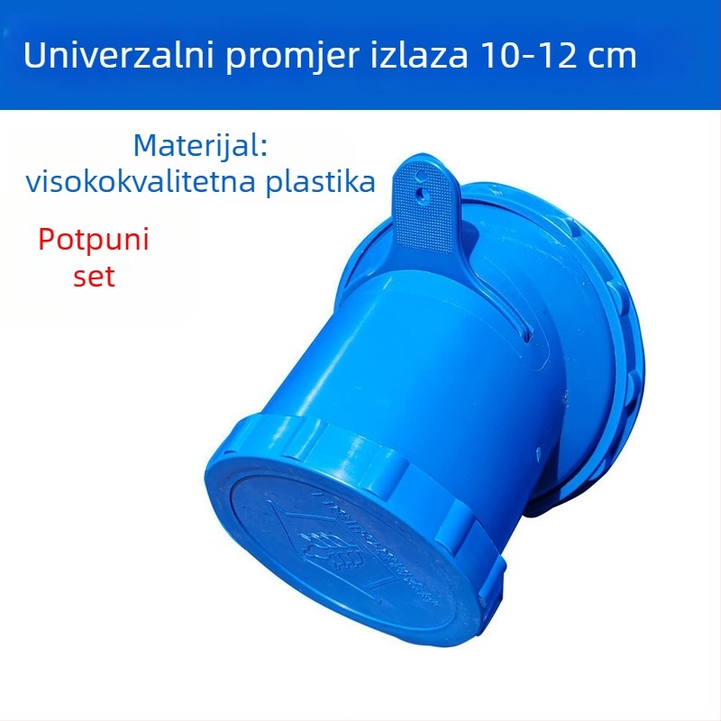 Kućni metalni spremnik za skladištenje žitarica s izlazom