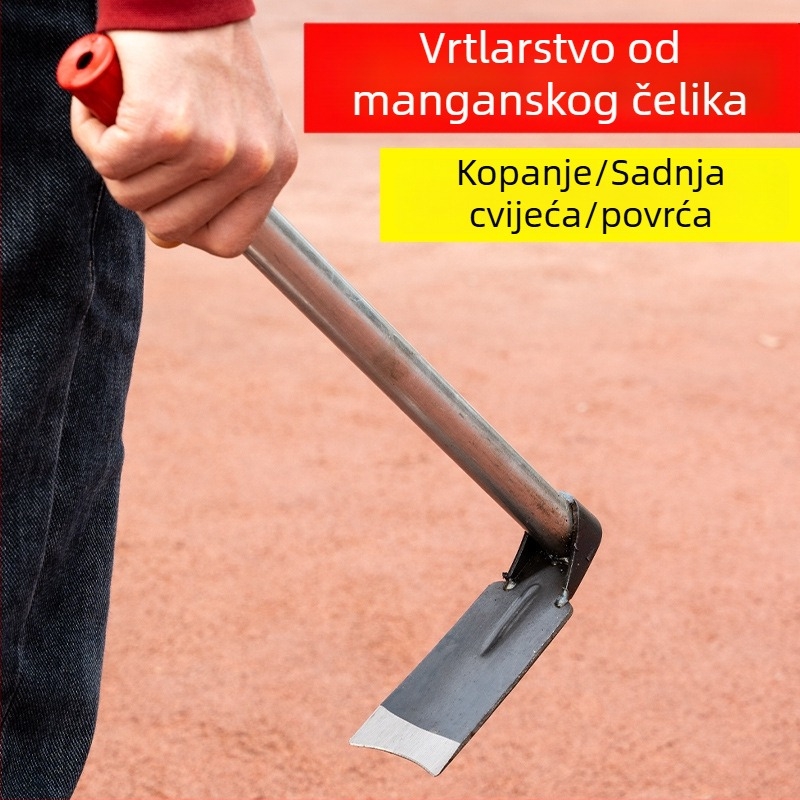 Motika od čelika – višenamjenska motika za plijevanje i kopanje cvijeća i povrća