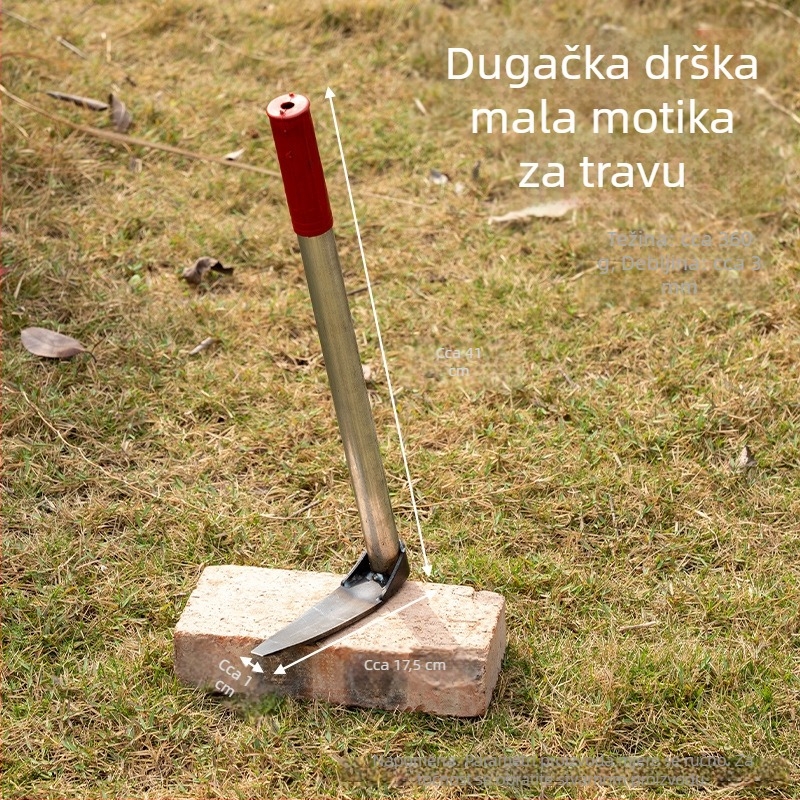 Motika od čelika – višenamjenska motika za plijevanje i kopanje cvijeća i povrća