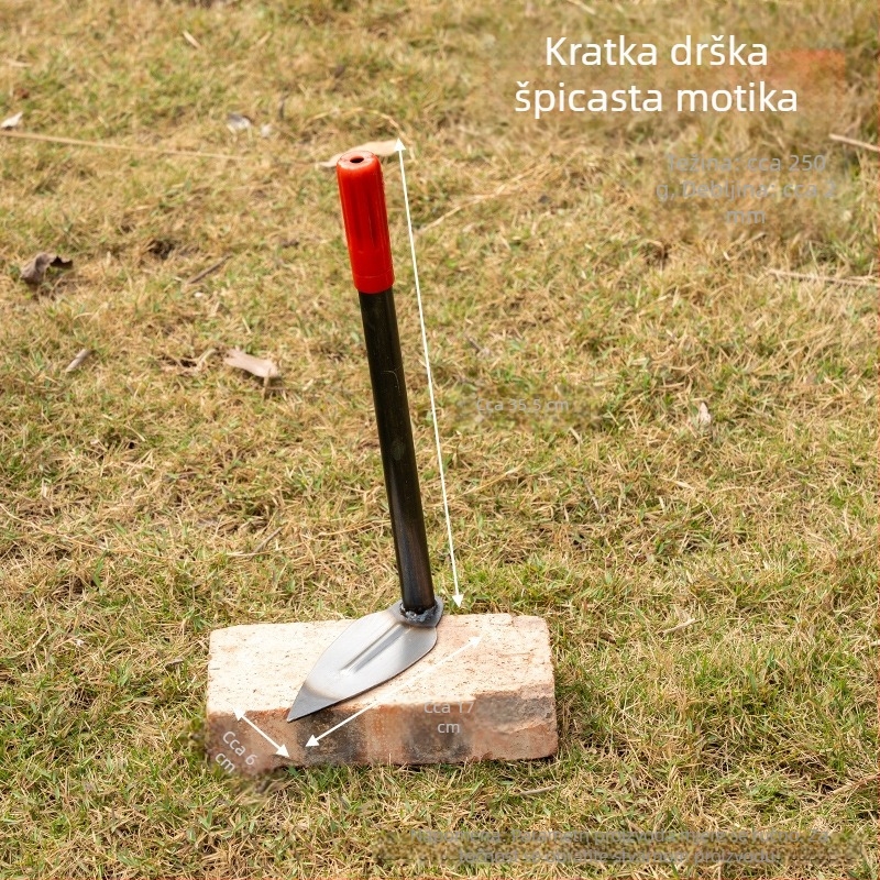 Motika od čelika – višenamjenska motika za plijevanje i kopanje cvijeća i povrća