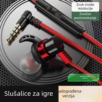 Žičani gaming headset kompatibilan s Black Shark, Redmi K50/K40, Honor, OPPO i vivo, s kabelskim upravljačem