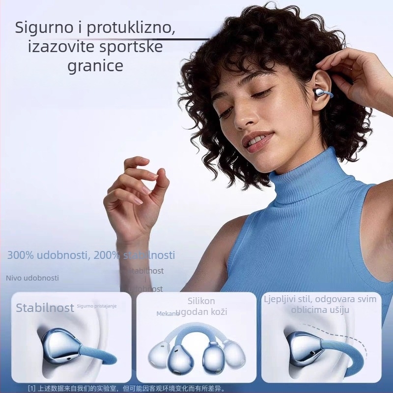 M169 bežične Bluetooth slušalice s klipom za uho, ne ulaze u uho, 2026 model, OWS, visokokvalitetan zvuk, dugotrajna baterija
