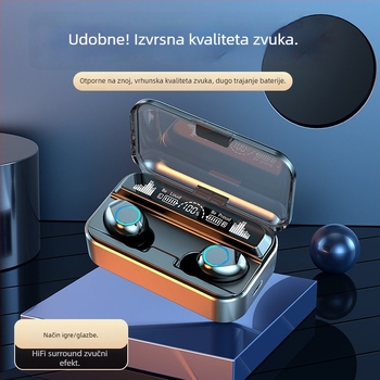 Bežične Bluetooth slušalice, mini in-ear za sport, 5,5 mm drajver, kompatibilne s Apple i Android