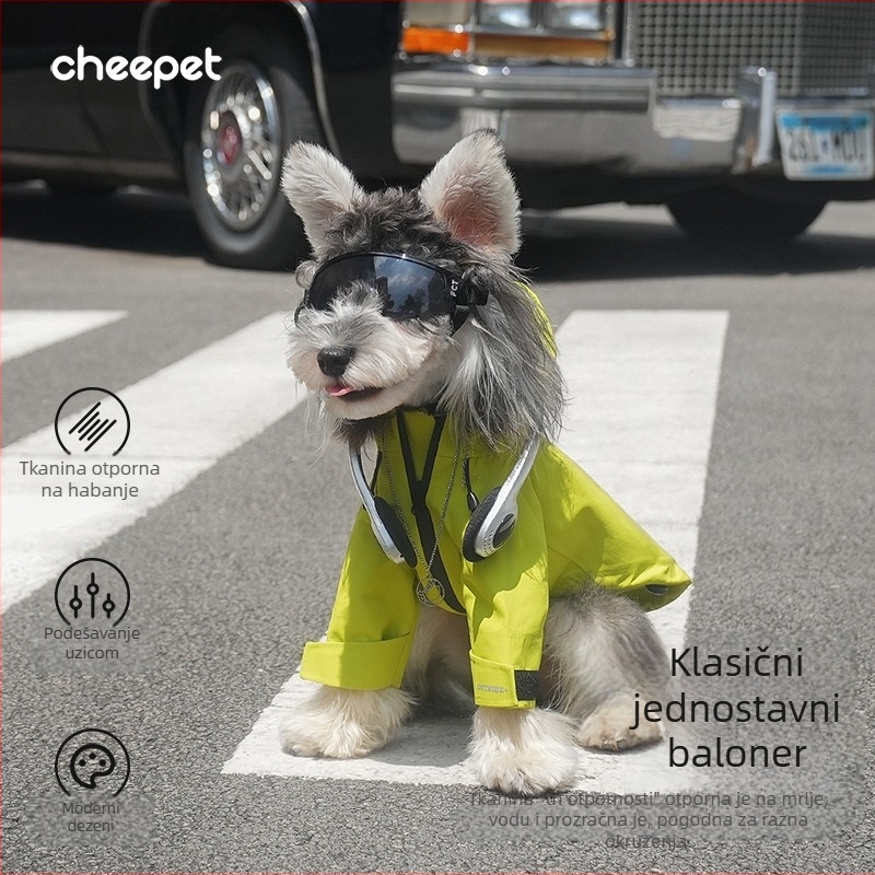 Cheepet vjetrozaštitna jakna za male pse - Toy Poodle i Bichon Frisé, jesen-zima
