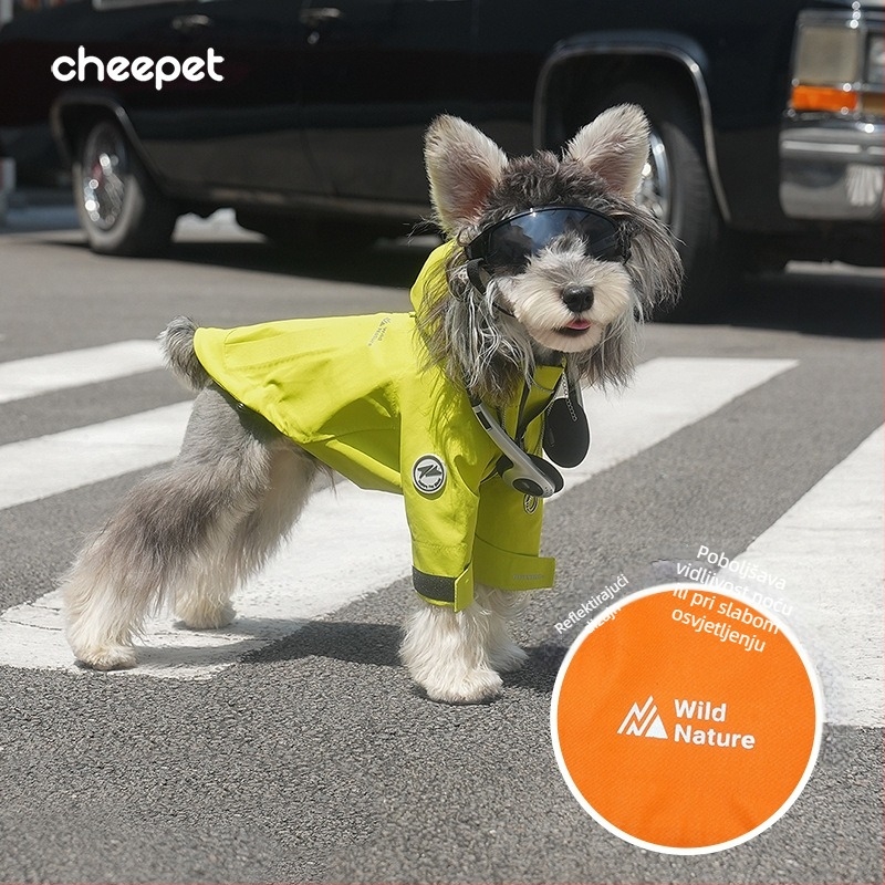 Cheepet vjetrozaštitna jakna za male pse - Toy Poodle i Bichon Frisé, jesen-zima