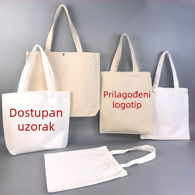 Personalizirana platnena torba za kupovinu s logotipom – ekološka