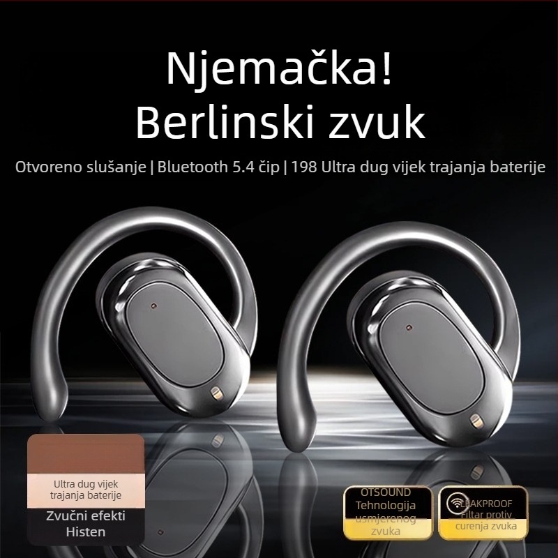 Bežične Bluetooth slušalice, in-ear, stereo zvuk, silikonska izrada, trajanje baterije 4-8 sati