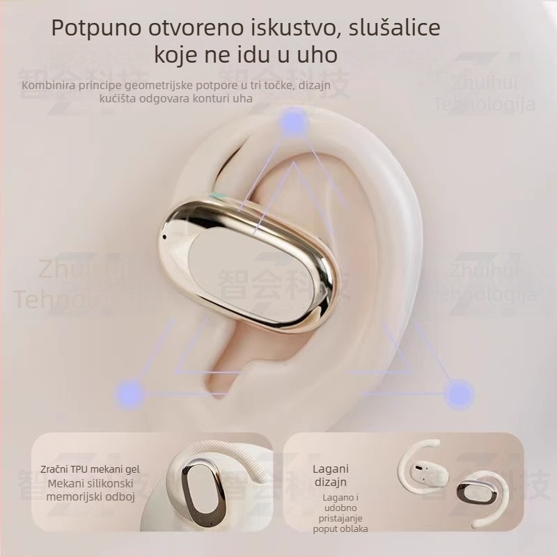 Bežične Bluetooth slušalice, in-ear, stereo zvuk, silikonska izrada, trajanje baterije 4-8 sati