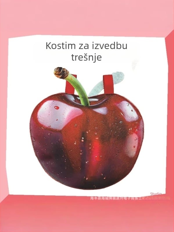 Cosplay kostim voća s trešnjom za Dan djece i Halloween – kreativni smiješni kostim za školski nastup