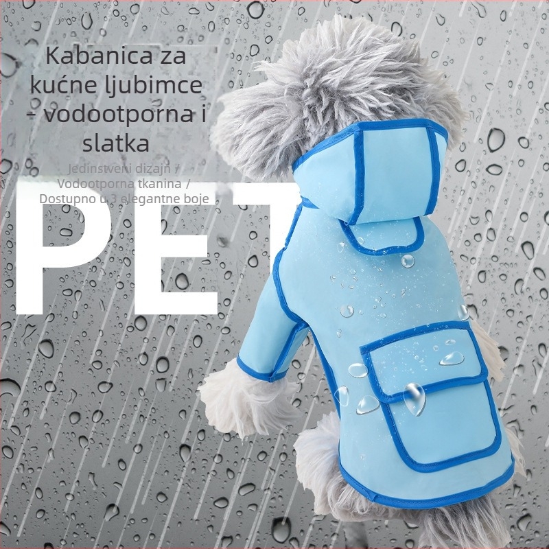 Nova ljetna kišna jakna za pse i kućne ljubimce