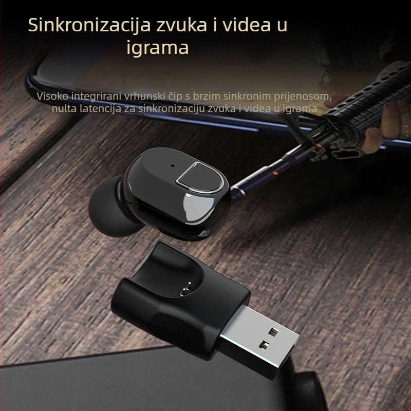 Bežične Bluetooth slušalice s USB izravnim punjenjem, ušni model, privatni dizajn, zvuk vrhunske kvalitete