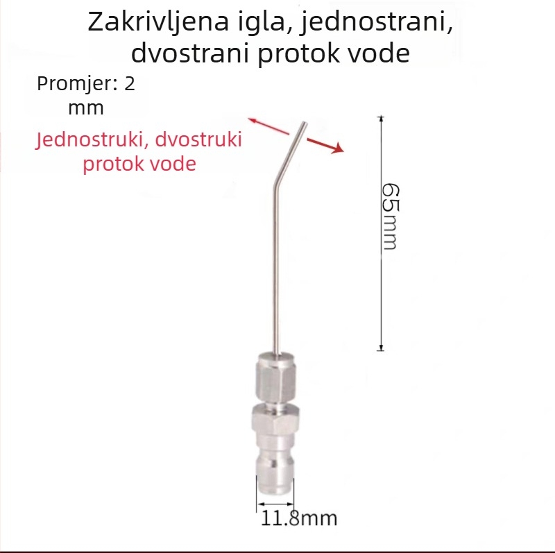 Nerđajući čelik visokotlačna mlaznica s brzim spojem za perilicu rublja – višenamjenska mlaznica