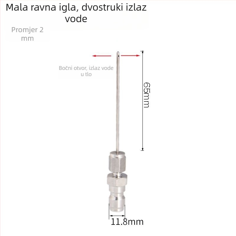 Nerđajući čelik visokotlačna mlaznica s brzim spojem za perilicu rublja – višenamjenska mlaznica