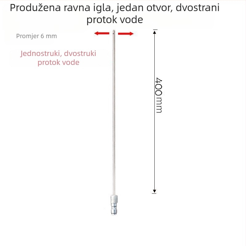 Nerđajući čelik visokotlačna mlaznica s brzim spojem za perilicu rublja – višenamjenska mlaznica