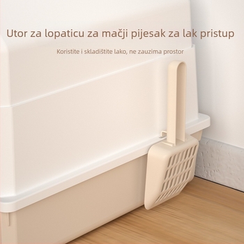 Ekstra velika potpuno zatvorena kutija za mačji pijesak