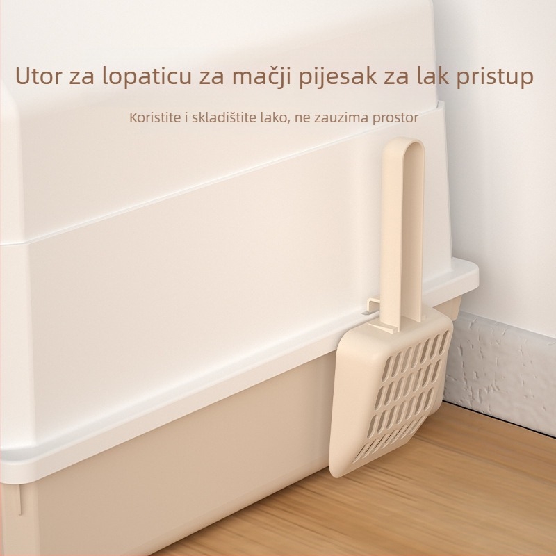 Ekstra velika potpuno zatvorena kutija za mačji pijesak
