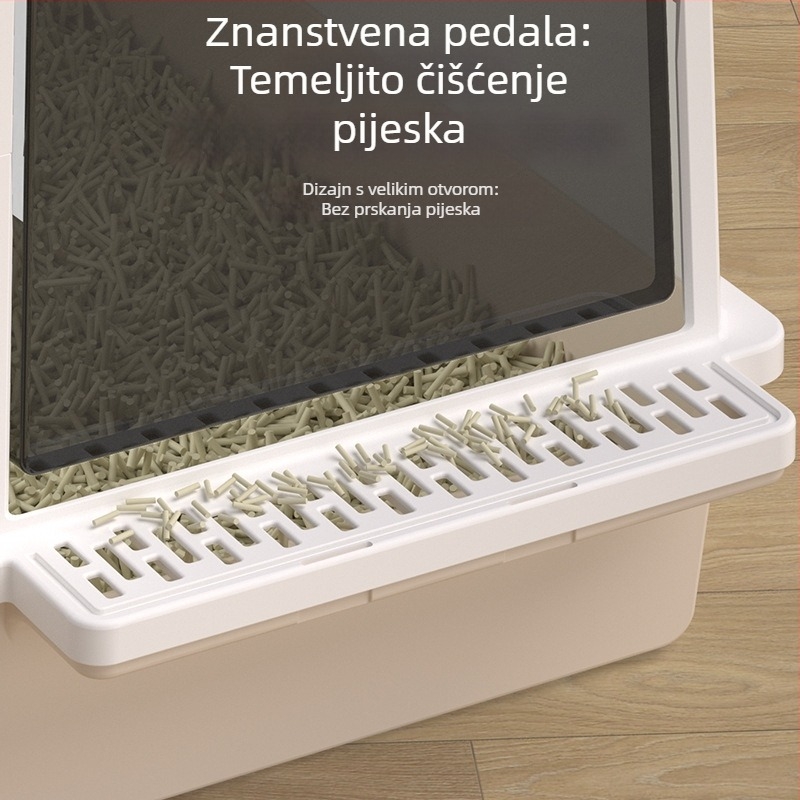 Ekstra velika potpuno zatvorena kutija za mačji pijesak