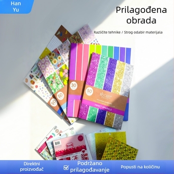Ručno izrađene naljepnice od offset papira s crtanim stilom, za DIY umjetnost i scrapbooking