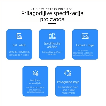 Ručno izrađene naljepnice od offset papira s crtanim stilom, za DIY umjetnost i scrapbooking