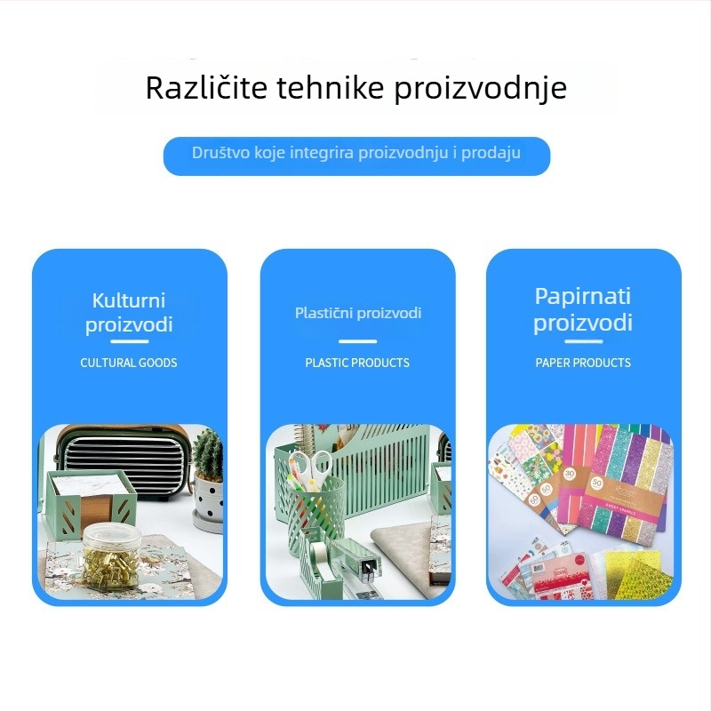 Ručno izrađene naljepnice od offset papira s crtanim stilom, za DIY umjetnost i scrapbooking