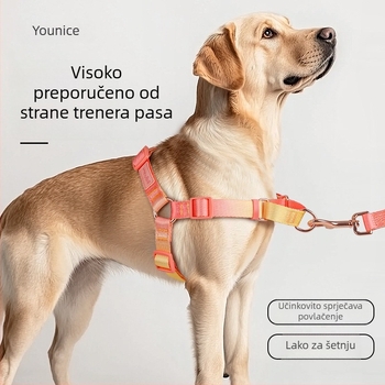 Mekana i izdržljiva harness za pse s vodilicom za šetnje i obuku