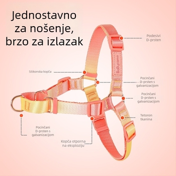 Mekana i izdržljiva harness za pse s vodilicom za šetnje i obuku